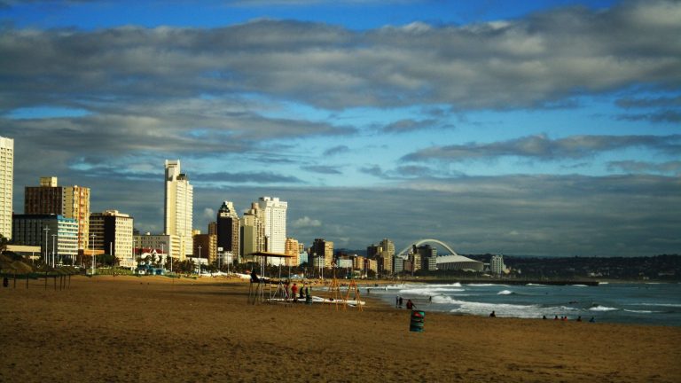 Durban beachfront and skyline, home to many a local business trying to get found online
